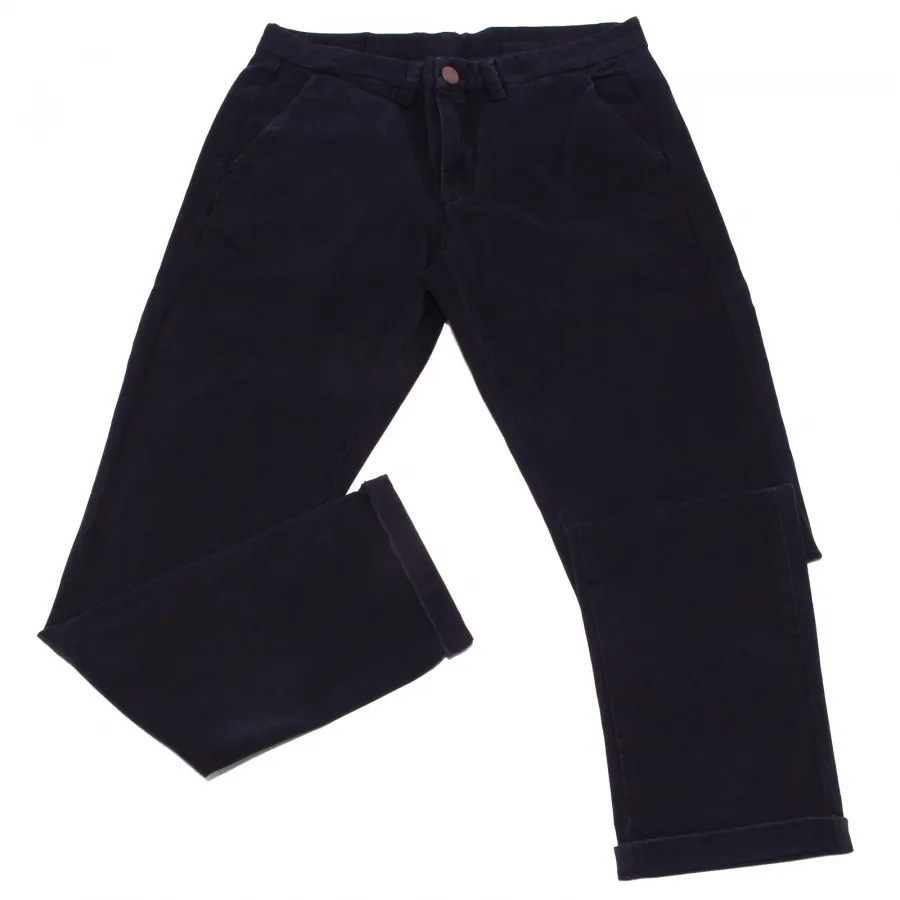 0468K pantalone uomo SUN 68 HEAVY COTTON blue garment dyed jeans trouser man