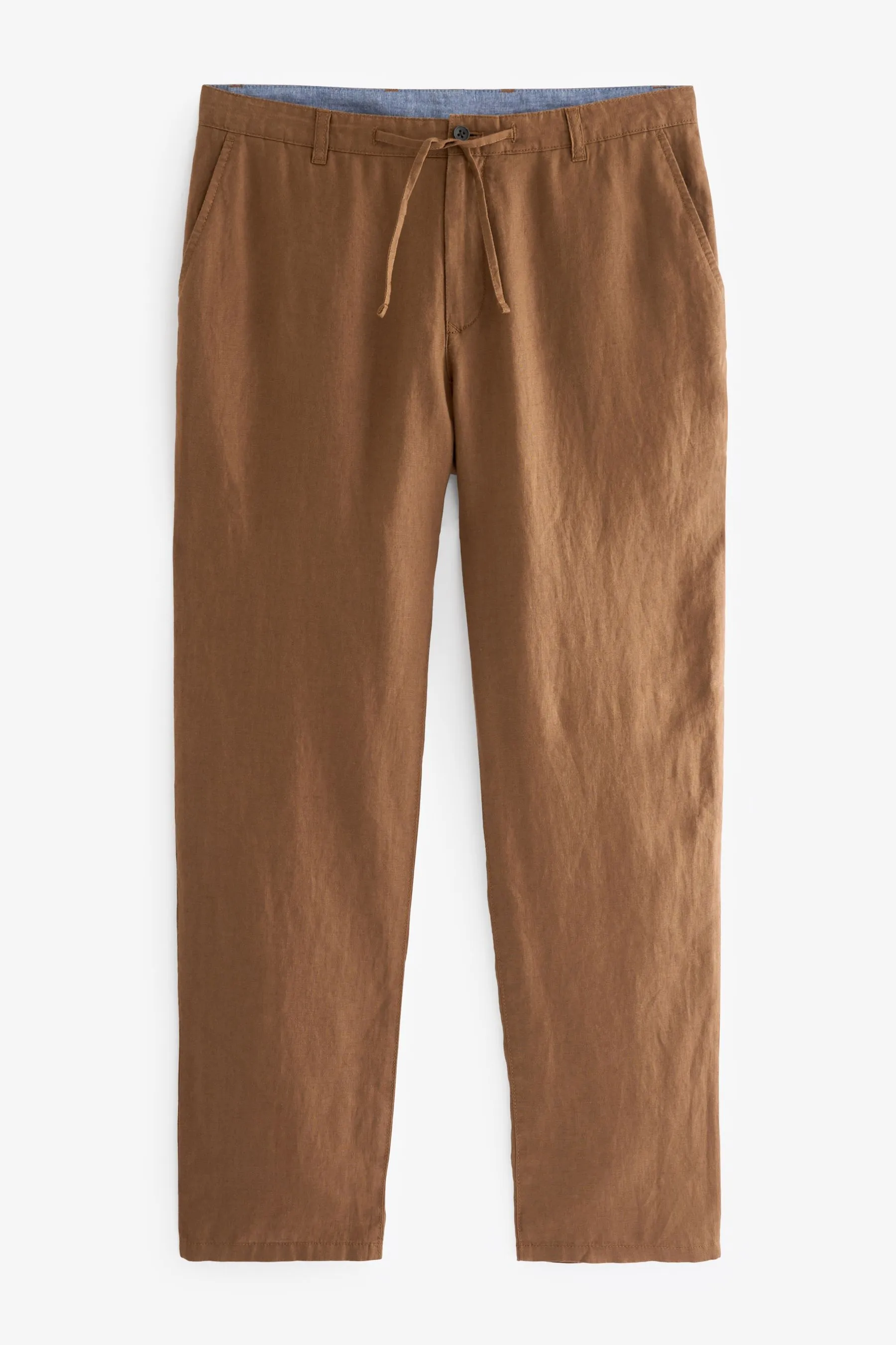 100% Linen Drawstring Trousers    
