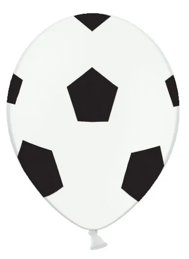 50 palloncini calcio 30 cm