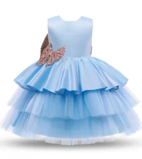 Abiti da battesimo per il compleanno del bambino del bambino per le ragazze Abito da ballo per principessa di Natale senza schie