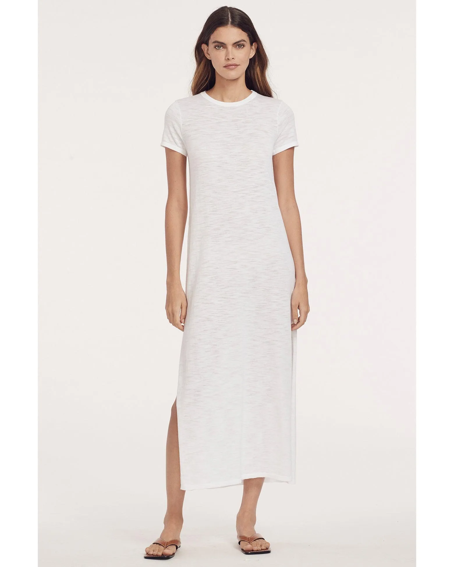 Abito Lulah Maxi T-Shirt bianco