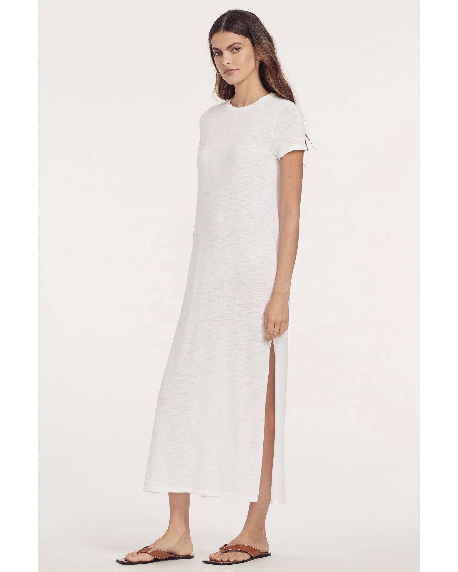 Abito Lulah Maxi T-Shirt bianco