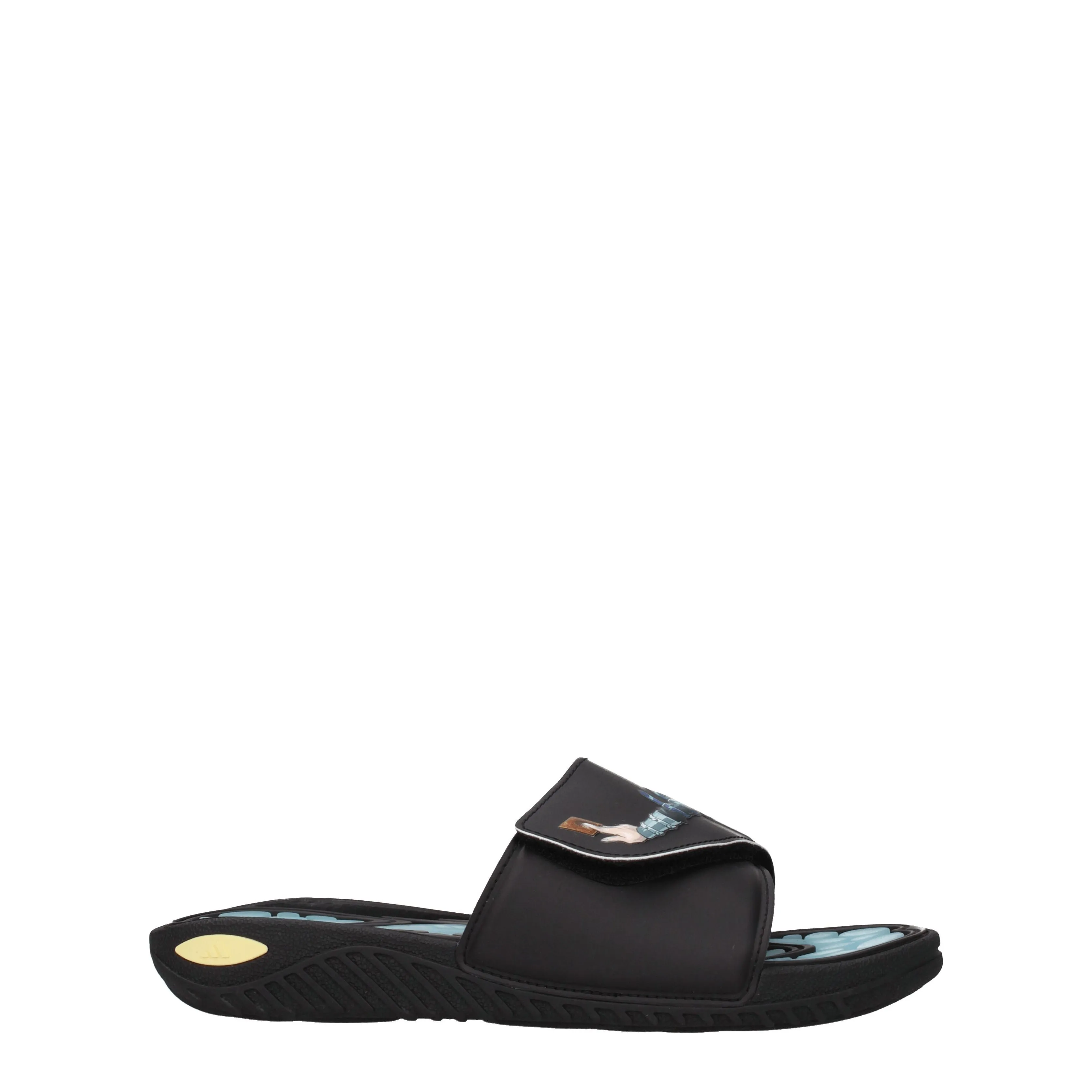 Adidas Ciabatte e Zoccoli Yugioh Uomo Gomma Nero/Celeste