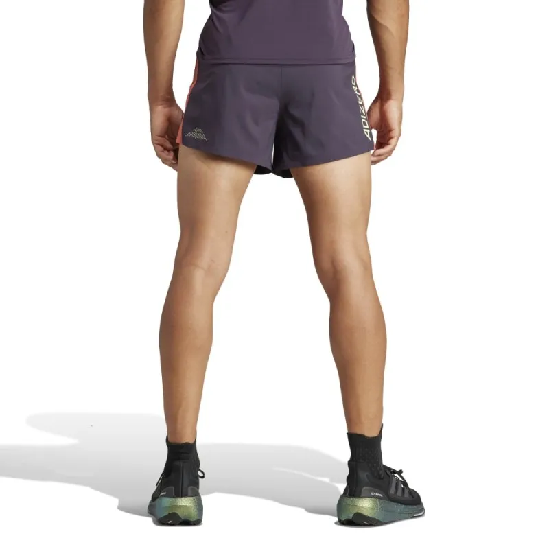 ADIDAS Pantaloncini Running Hakone Ekiden Blu Arancione Uomo