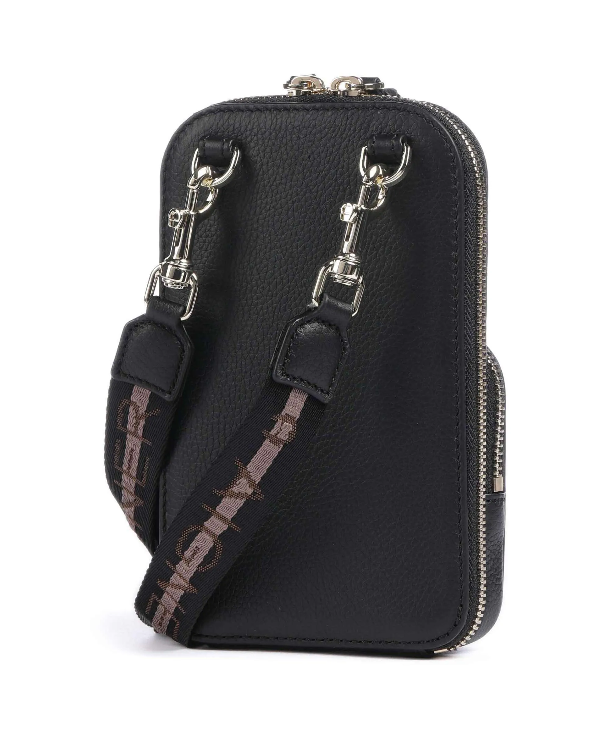  Aigner Zita Borsetta porta cellulare pelle di vacchetta grana nero  