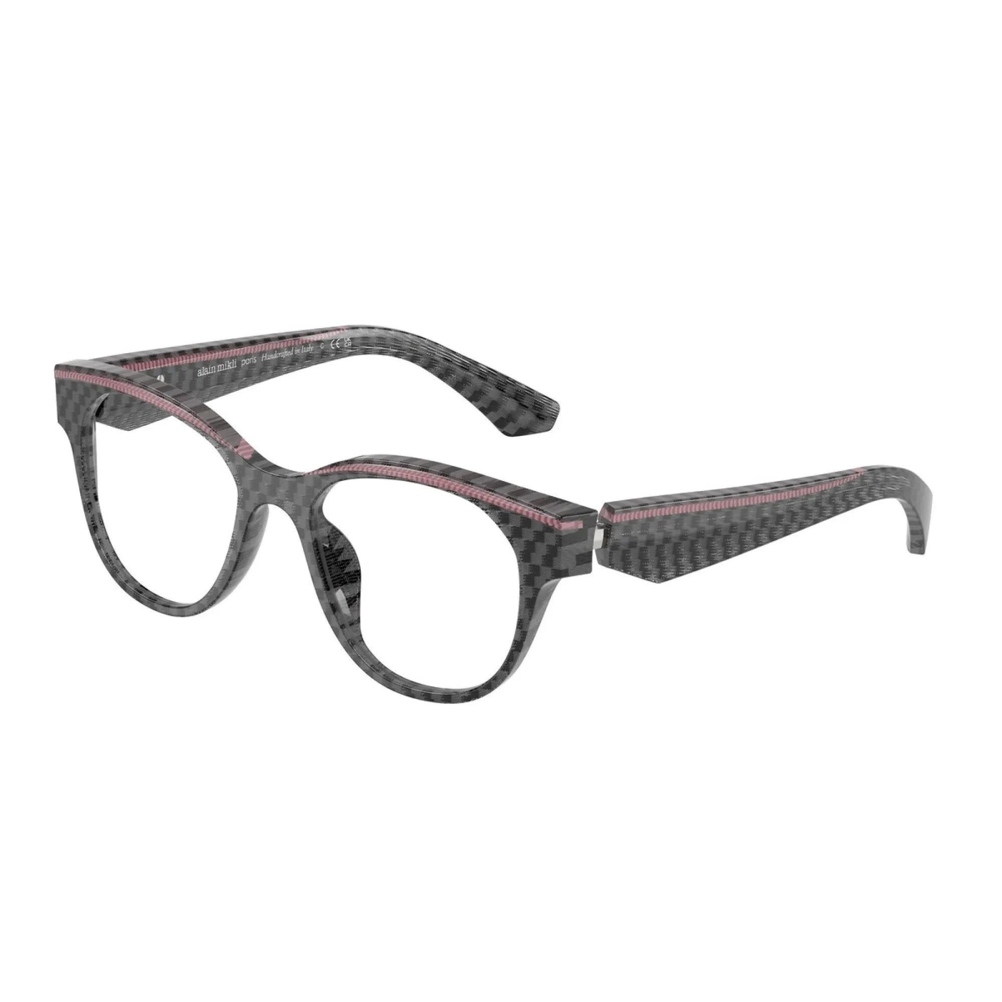   Alain Mikli A0 3520 - 007 Damier Nero Grigio/point Rosa | Occhiale Da Vista Donna 