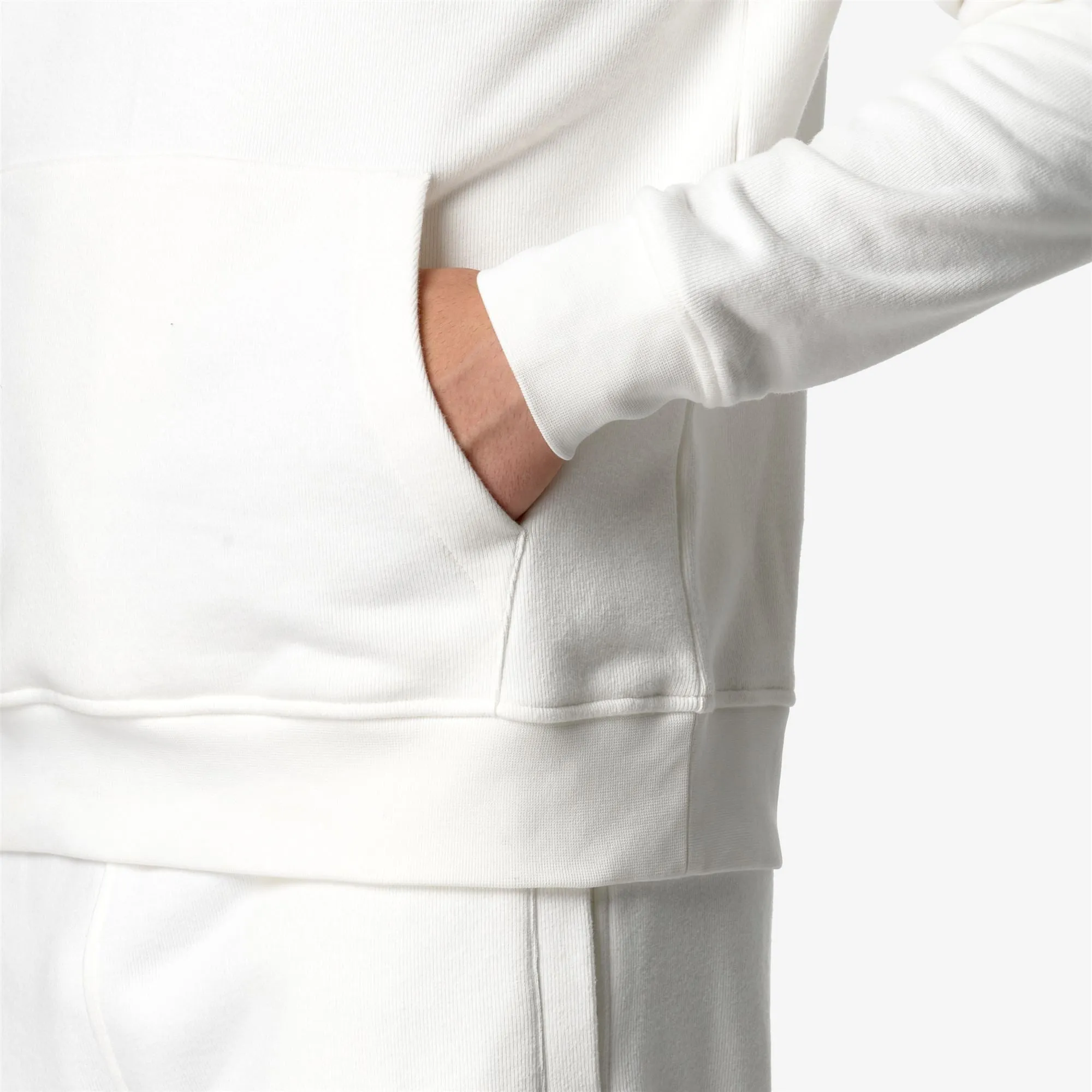 ALBAN HEAVY FLEECE WHITE GARDENIA