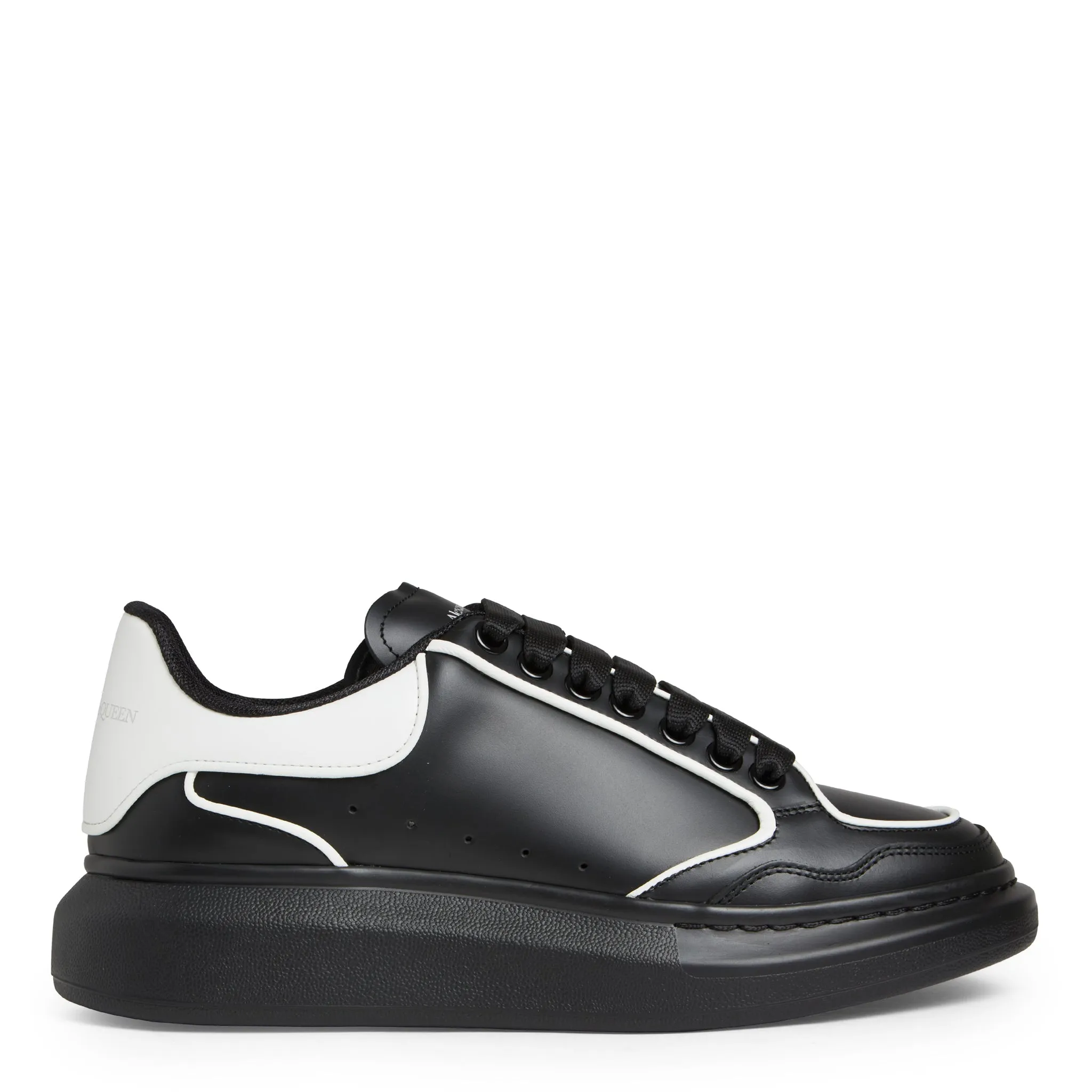 ALEXANDER MCQUEEN  Sneakers oversize in pelle nere