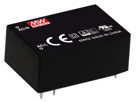 Alimentatore switching MEAN WELL IRM-02-12, 2W, ingresso 120 → 430 V dc, 85 → 305 V ac, uscita 12V cc,