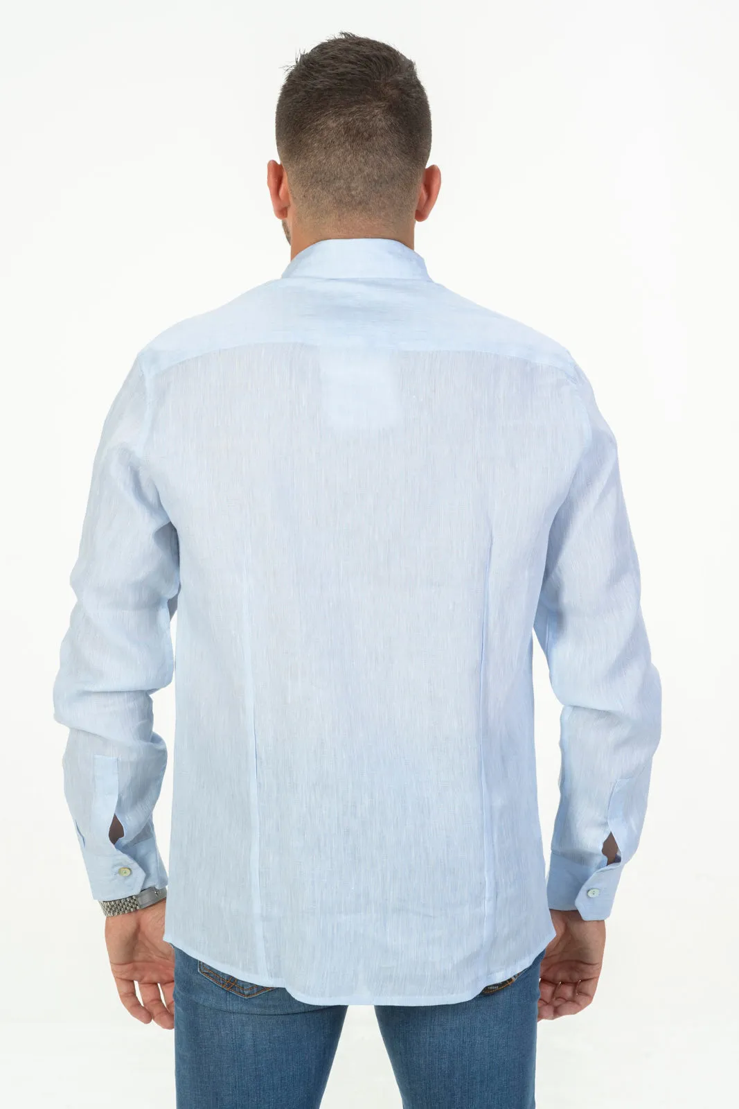  Amalfi Coast Camicia elia amalfi coast lino cielo made in italy  
