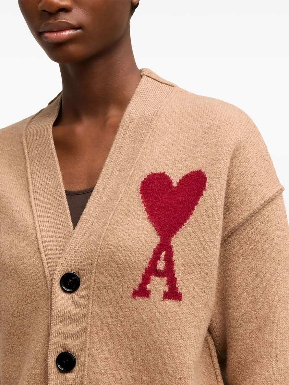 AMI PARIS CARDIGAN AMI DE COEUR