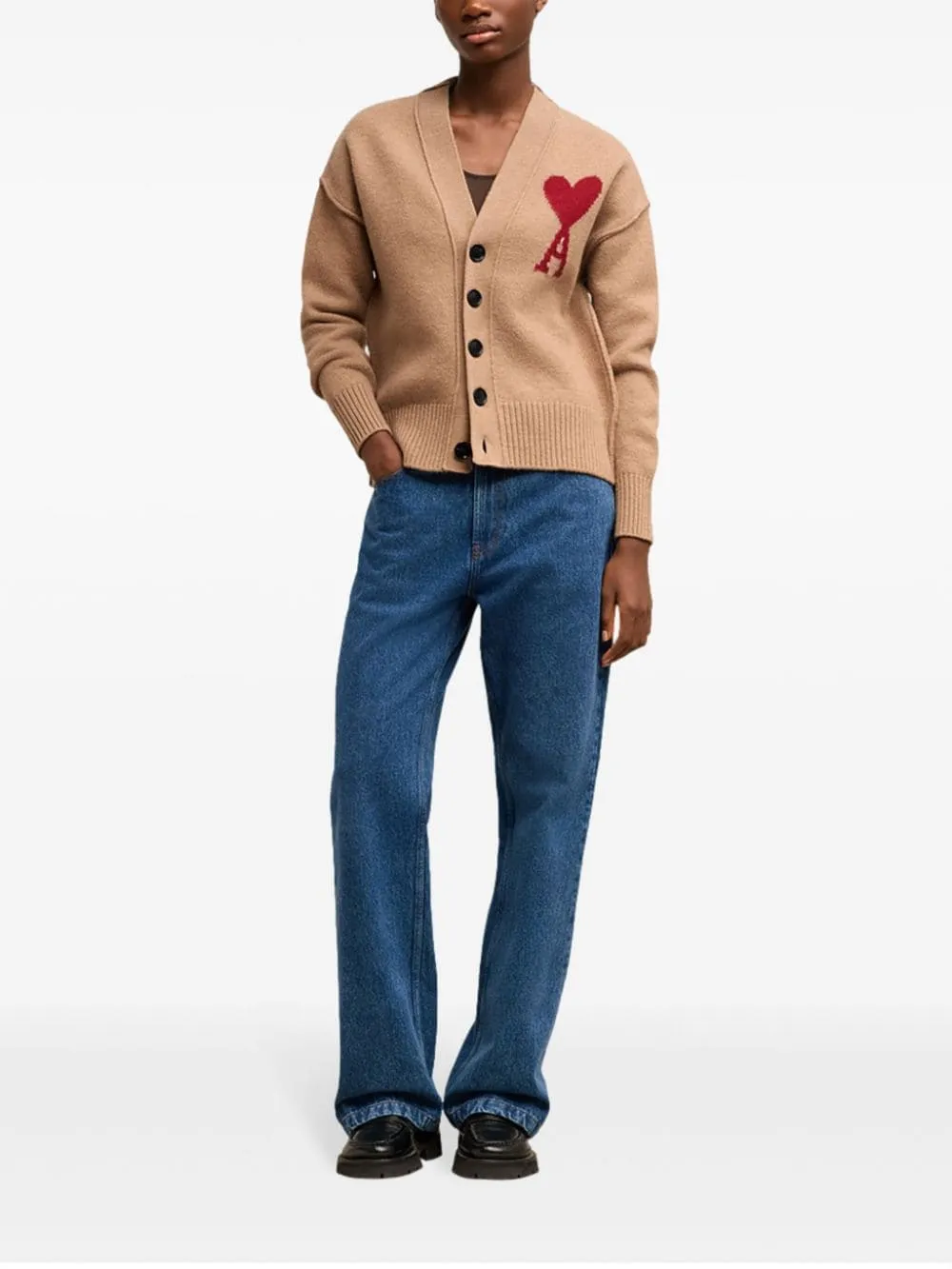 AMI PARIS CARDIGAN AMI DE COEUR