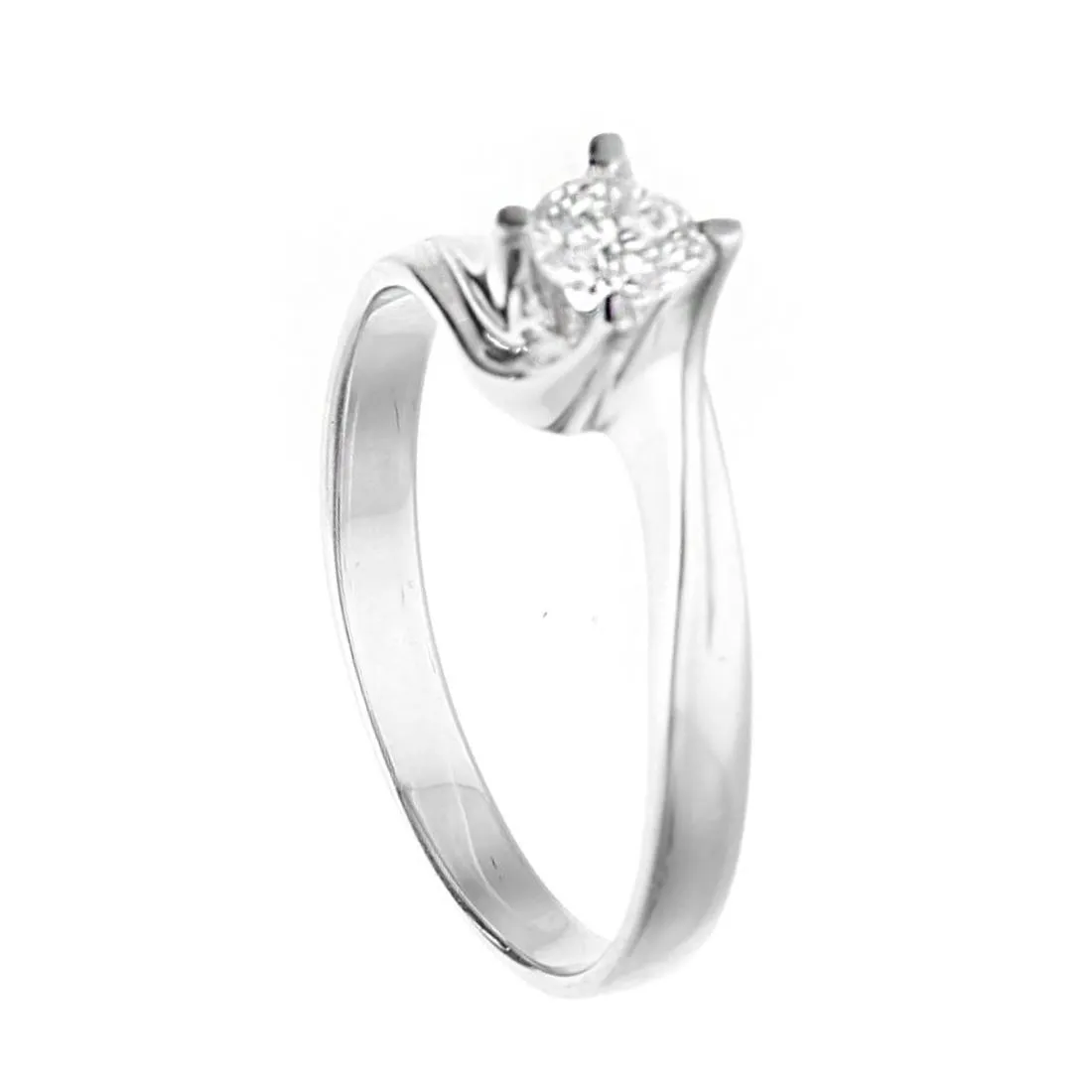 Anello Oro&Co in oro bianco con diamanti ct 0,30
