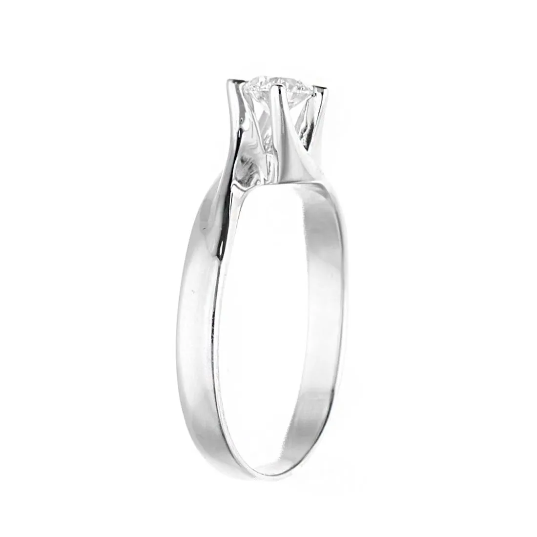 Anello Oro&Co in oro bianco con diamanti ct 0,30