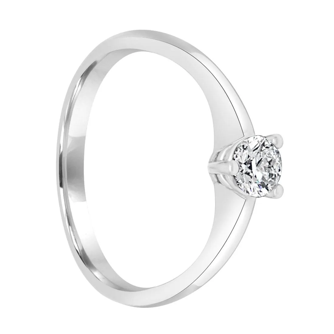 Anello solitario con diamante