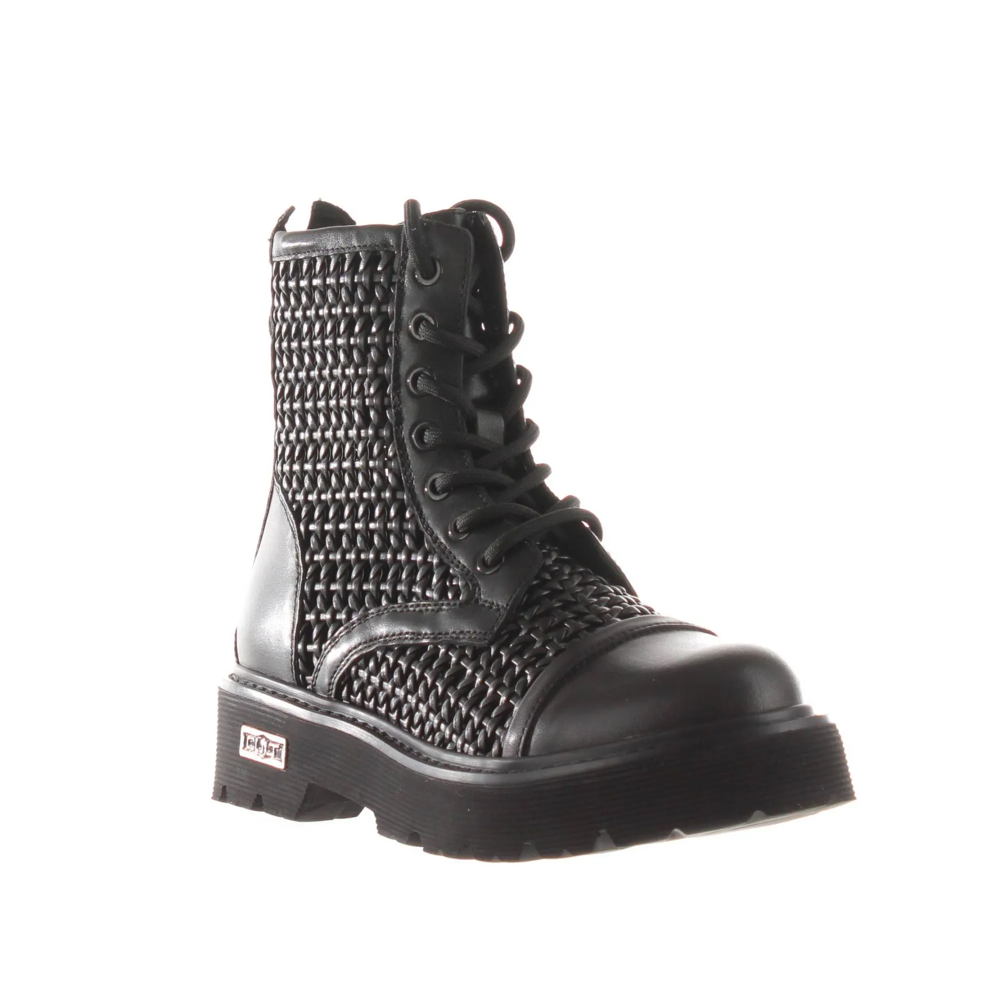 Anfibio slash 4218 in pelle intrecciata