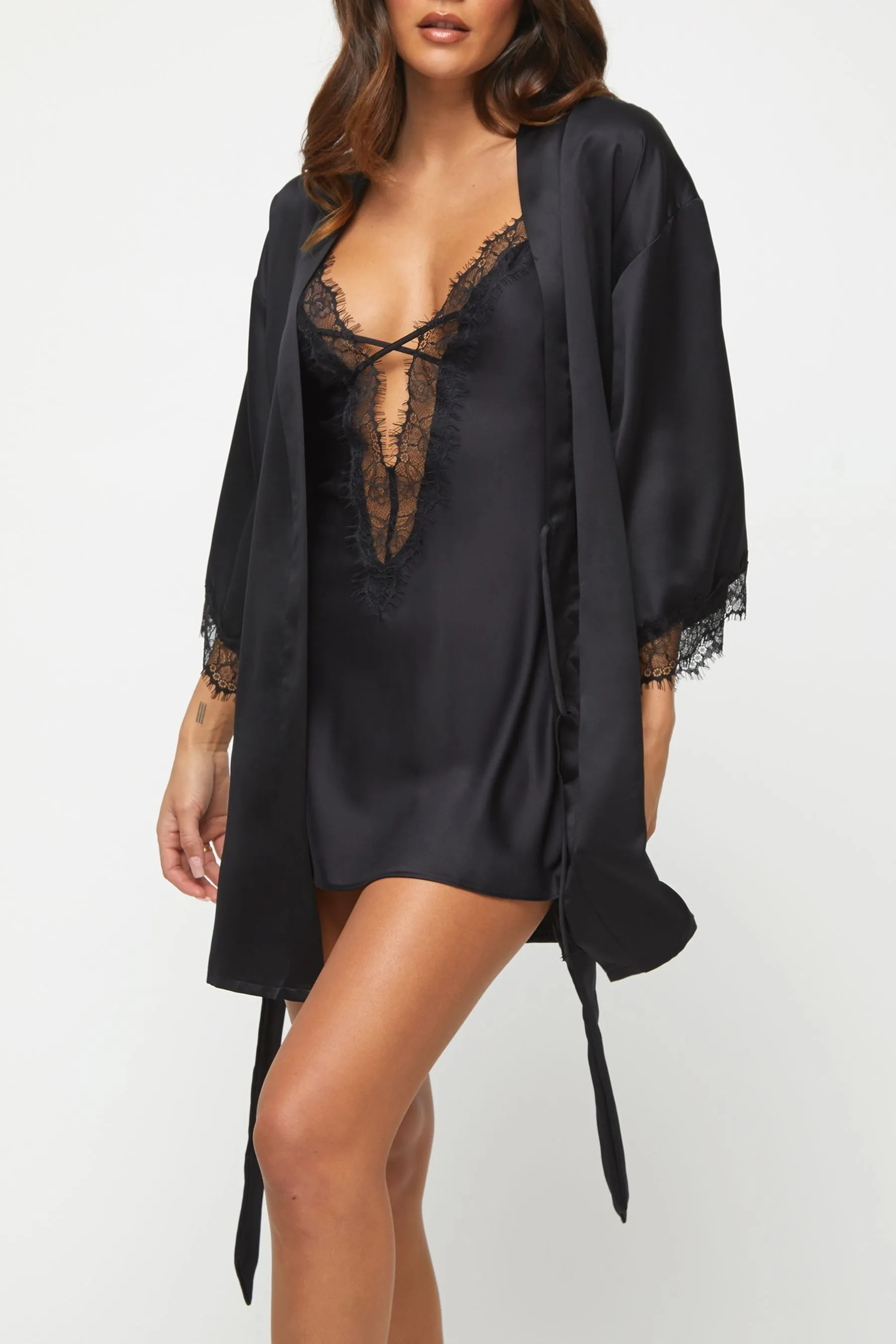 Ann Summers Satin - Cherryann - Vestaglia    