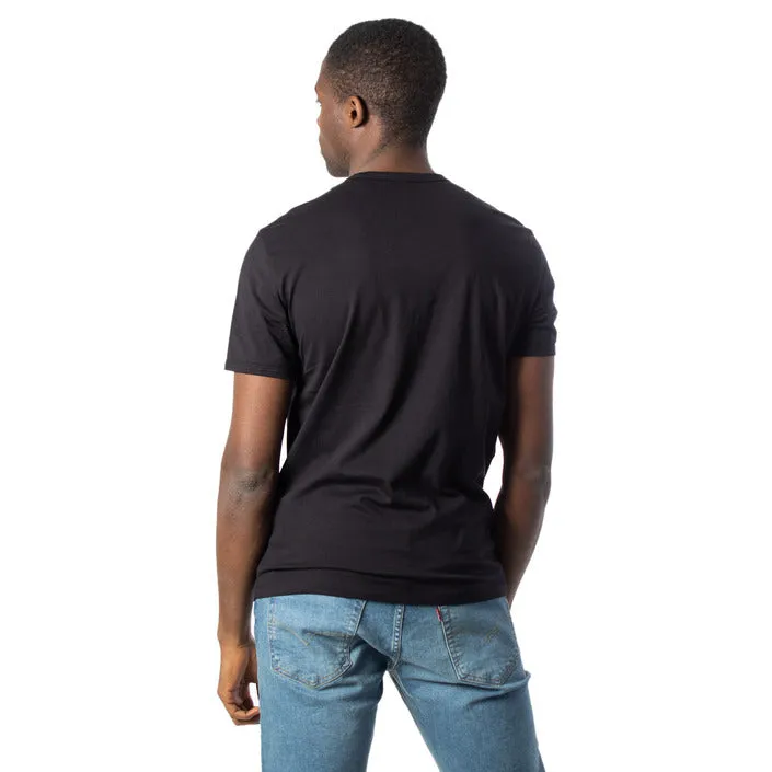 Armani Exchange maglietta  fantasia tonda  