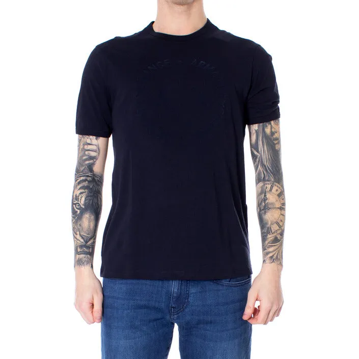 Armani Exchange maglietta  fantasia tonda  