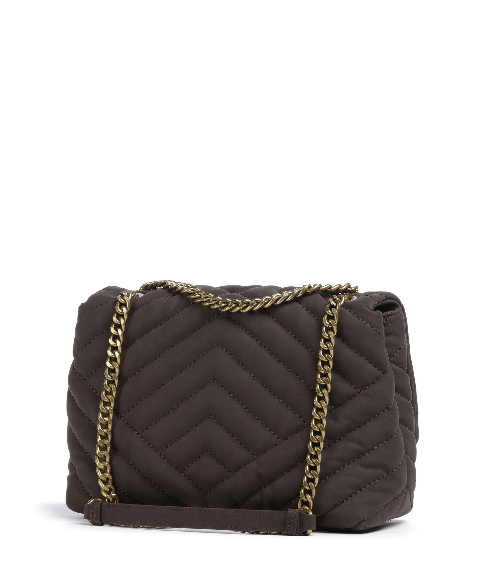  Armani Exchange Victoria M Borsa a spalla pelle sintetica marrone scuro  