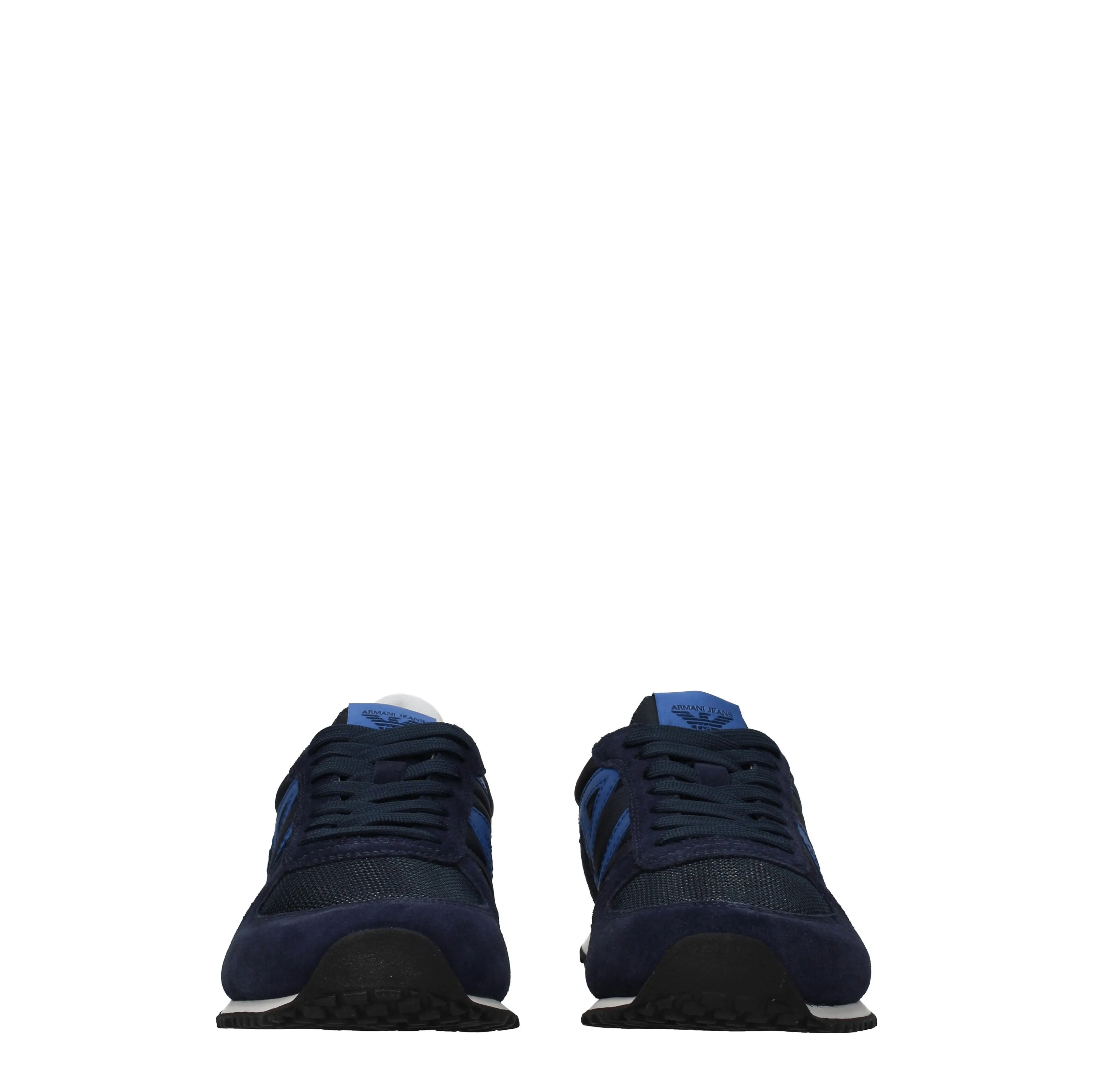 Armani Jeans Sneakers Uomo Tessuto Blu