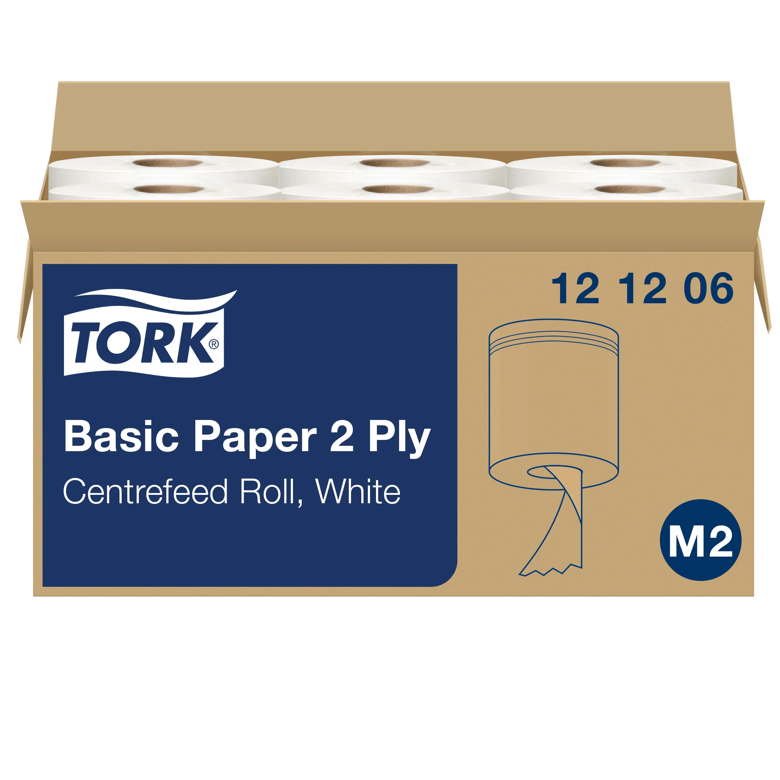 Asciugamani di carta Tork, in Rotolo, 2 strati da 160 m x 200mm
