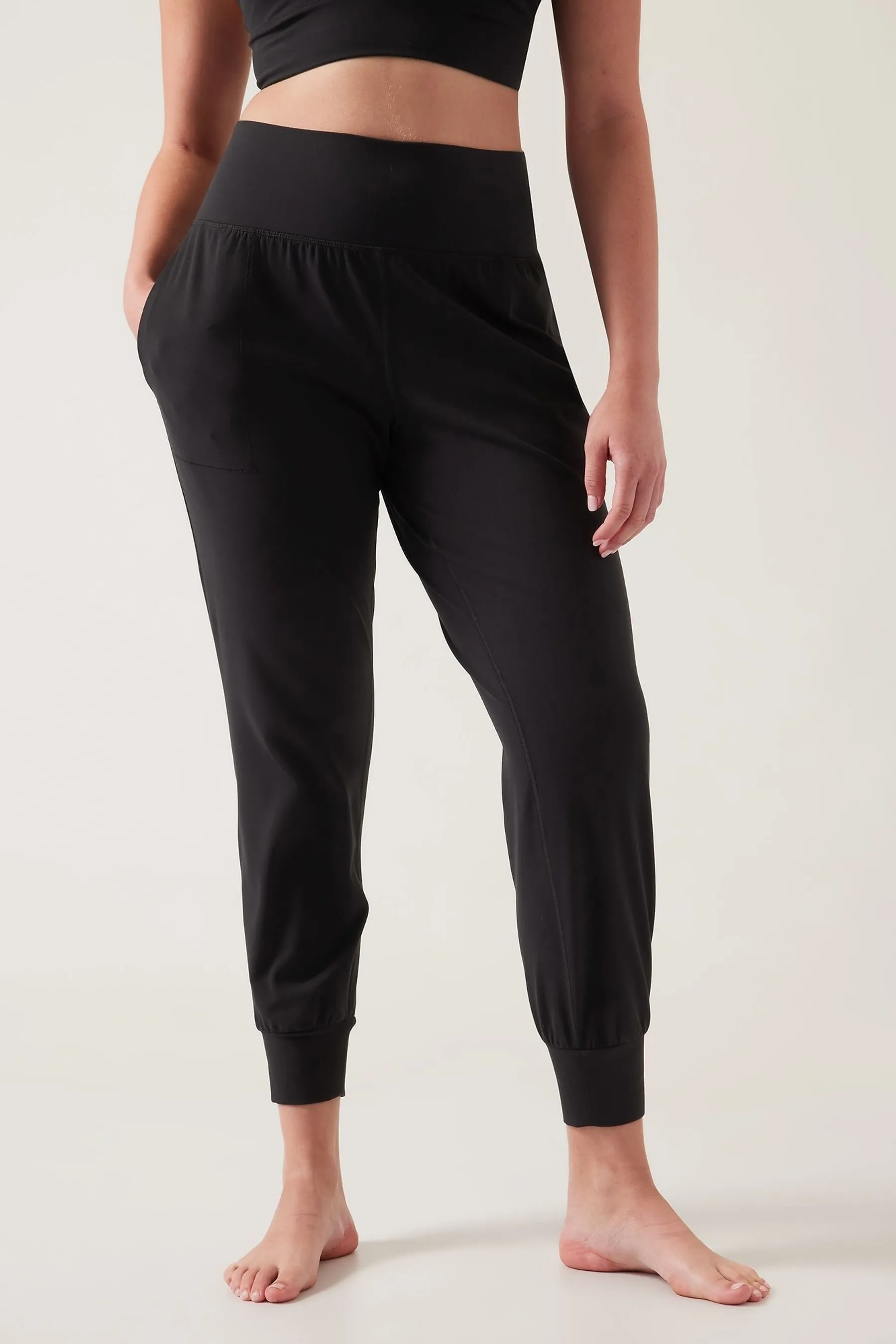 Athleta Salutation - Pantaloni da jogging da yoga a vita alta