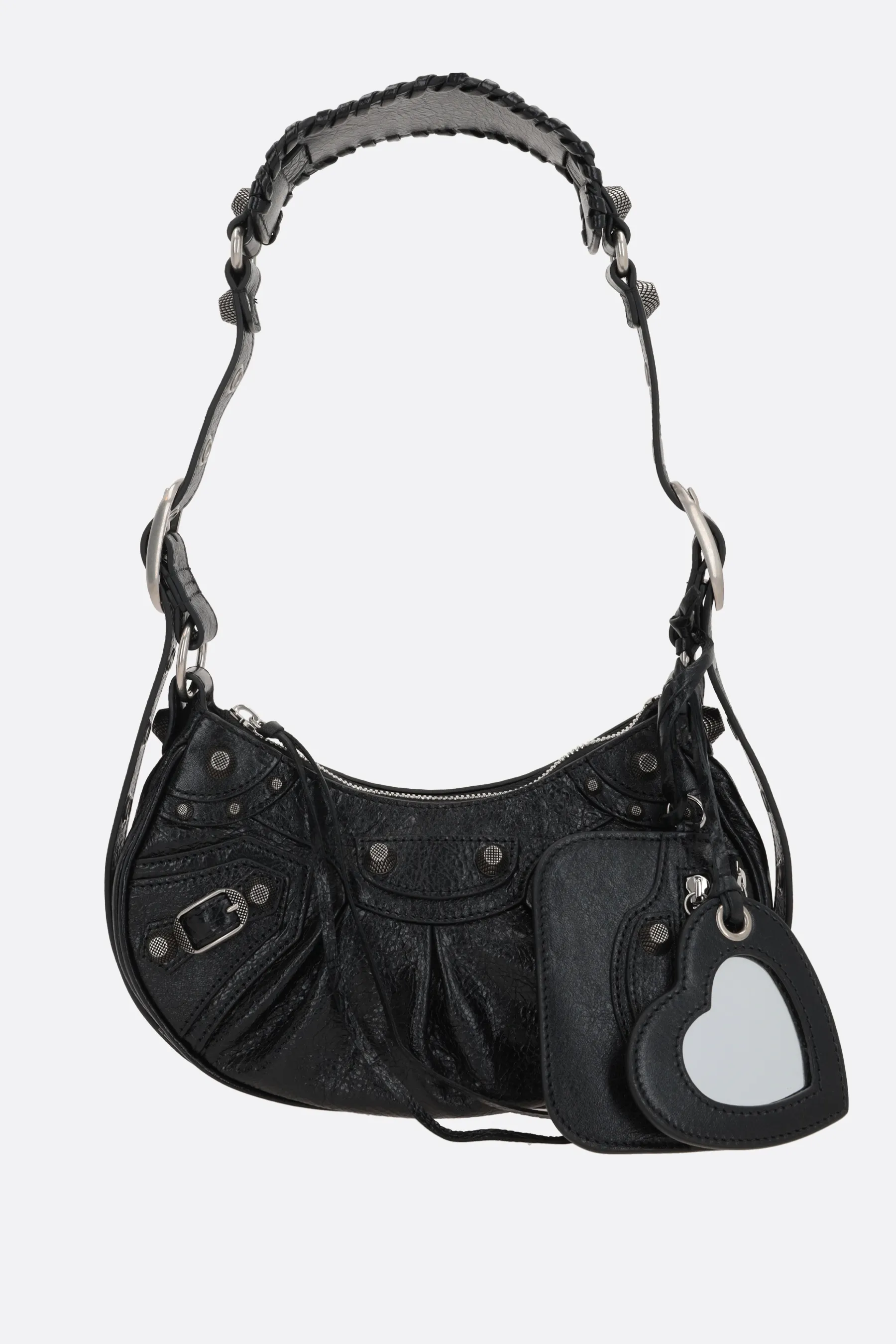  BALENCIAGA borsa a spalla Le Cagole XS in pelle Arena 