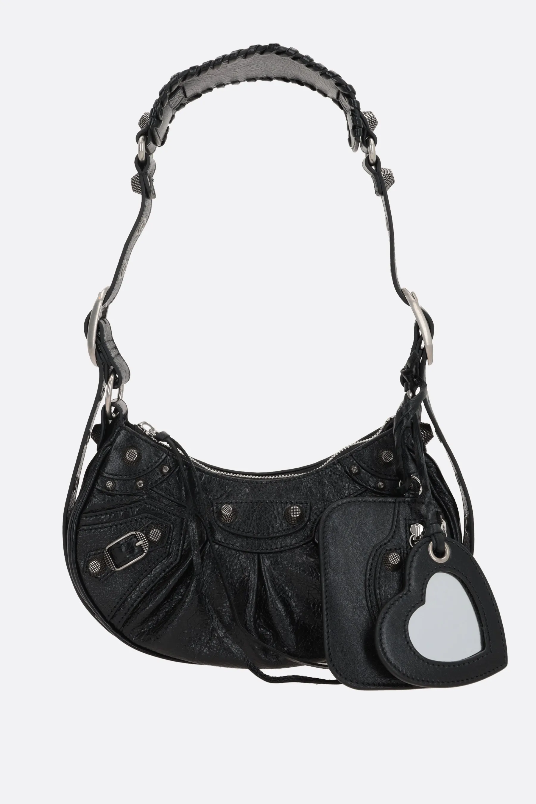  BALENCIAGA borsa a spalla Le Cagole XS in pelle Arena 