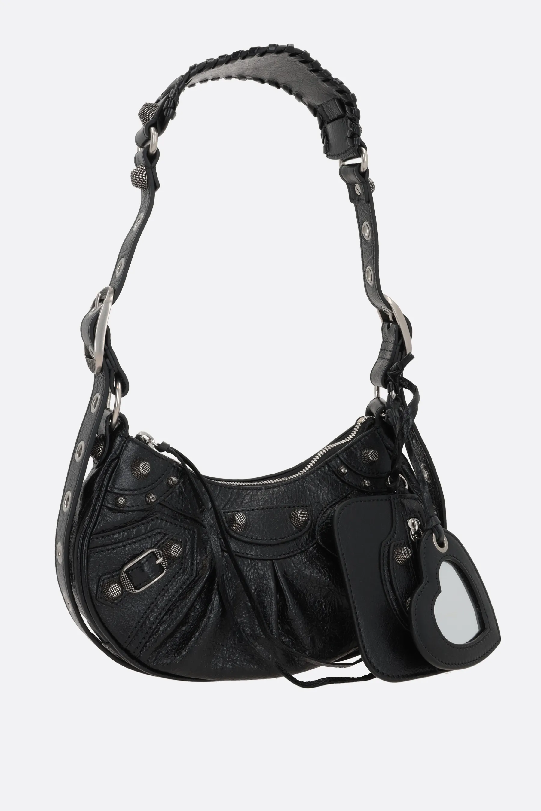  BALENCIAGA borsa a spalla Le Cagole XS in pelle Arena 