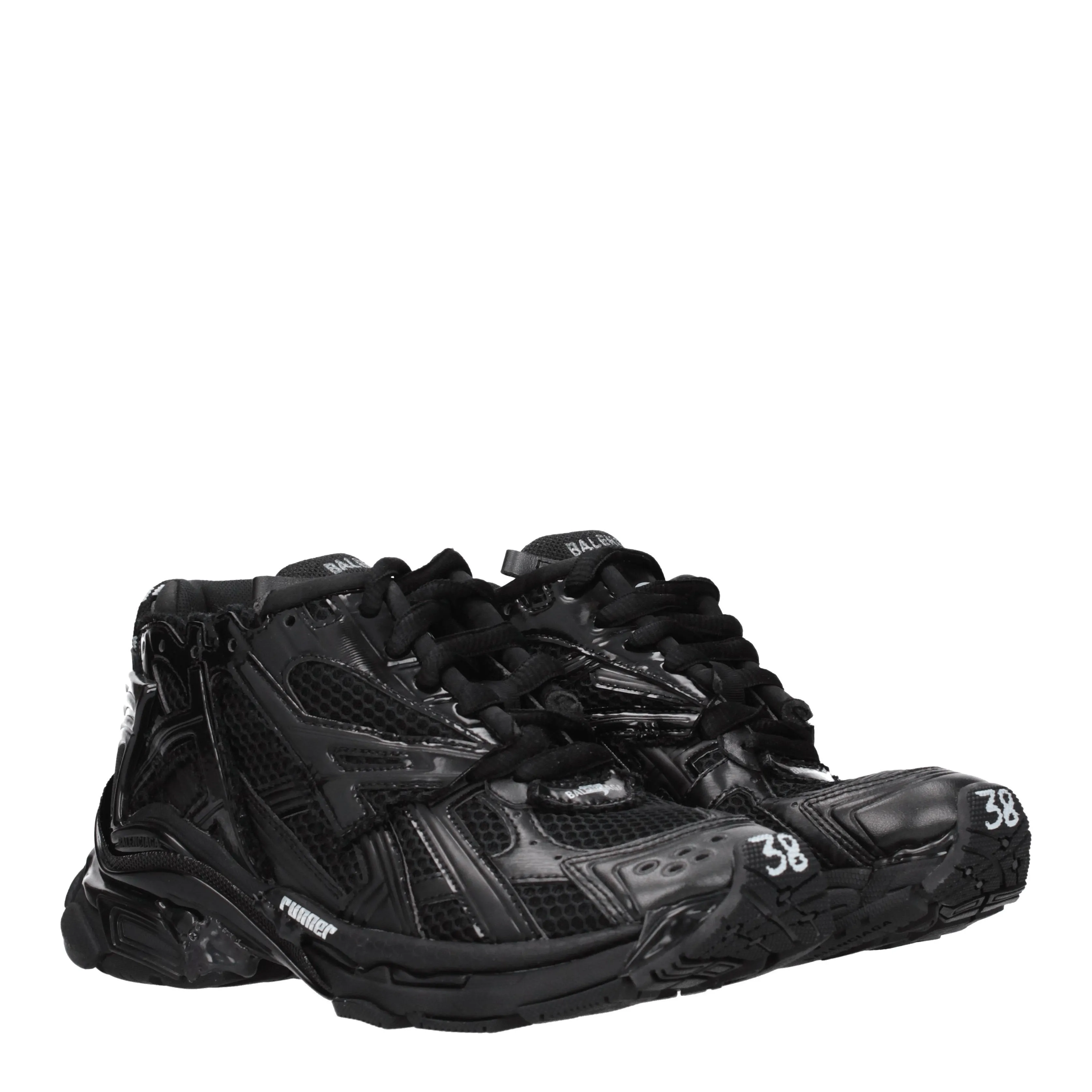 Balenciaga Sneakers Runner Donna Tessuto Nero