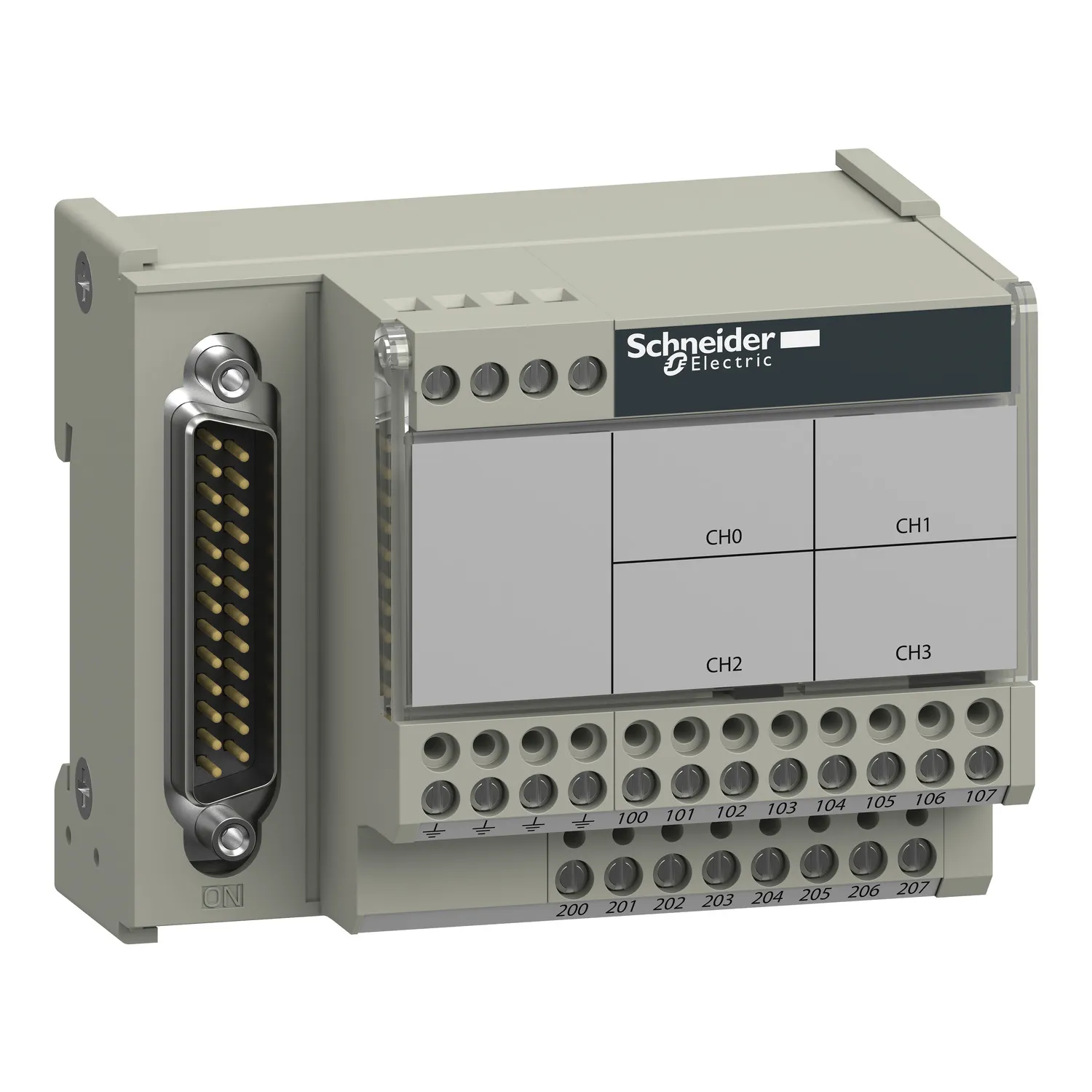 Base Schneider Electric, serie ABE7 per uso con Advantys ABE7 sistema precablato telefast, Termocoppia