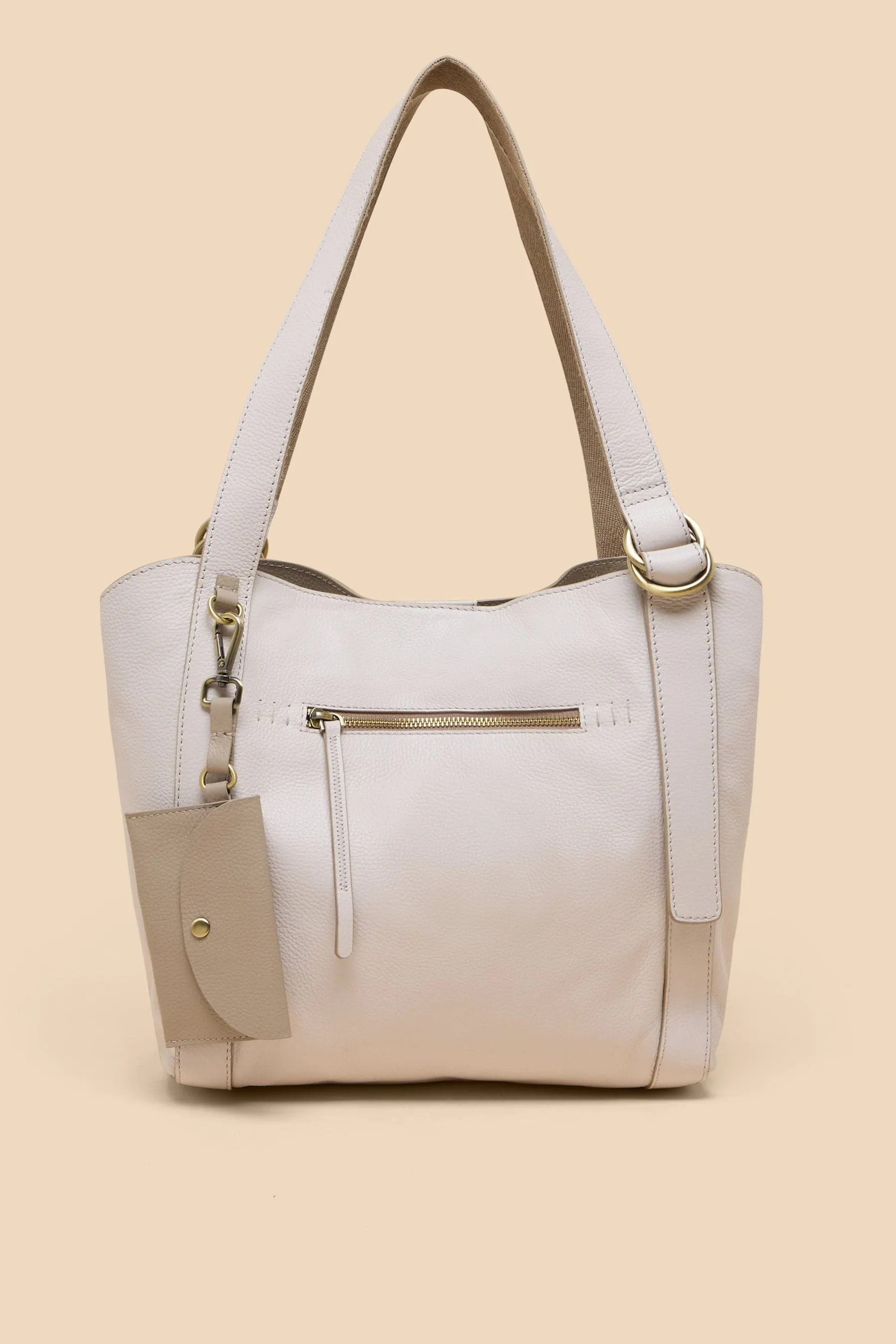Bianco - Stuff - Hannah - Borsa tote in pelle