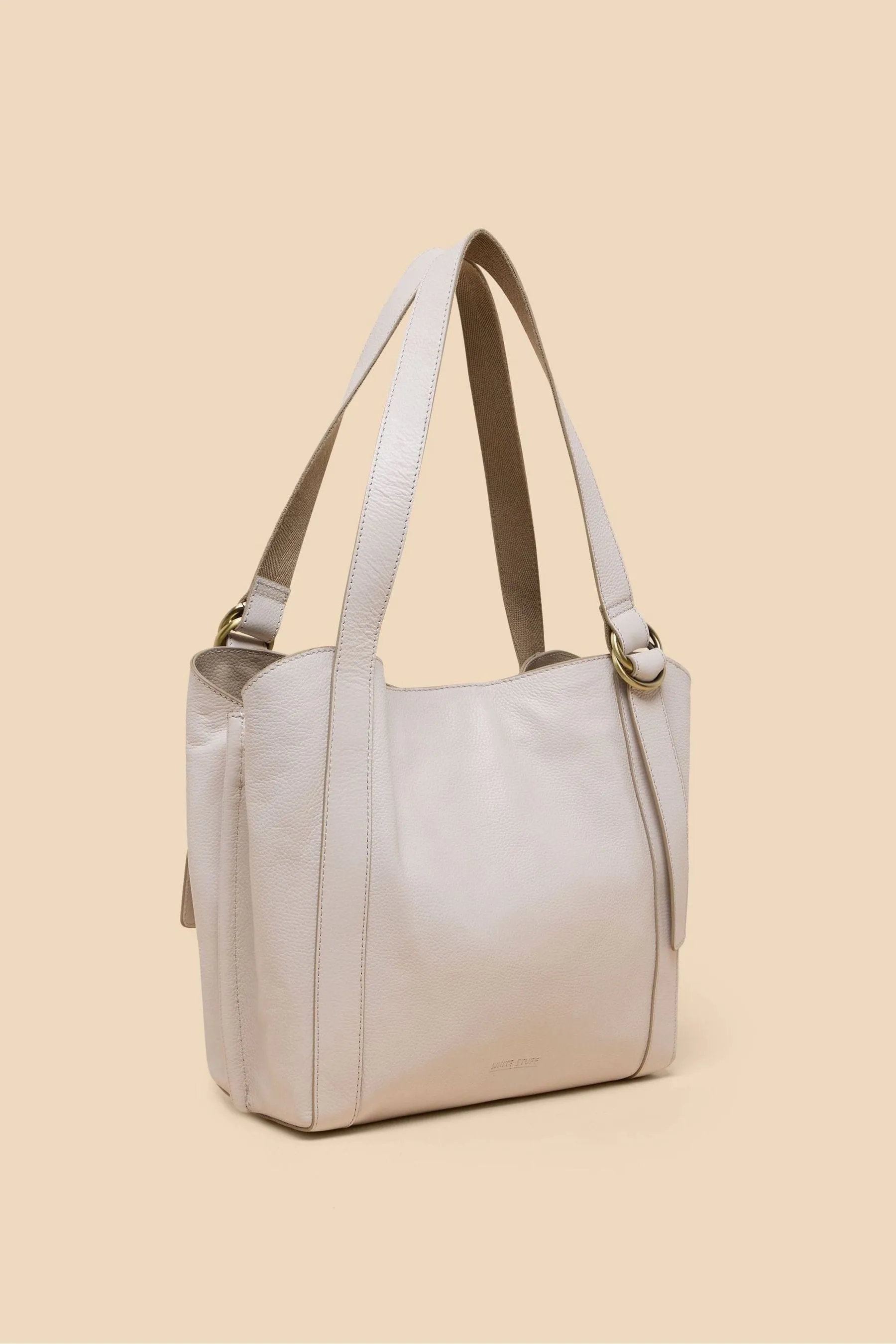 Bianco - Stuff - Hannah - Borsa tote in pelle