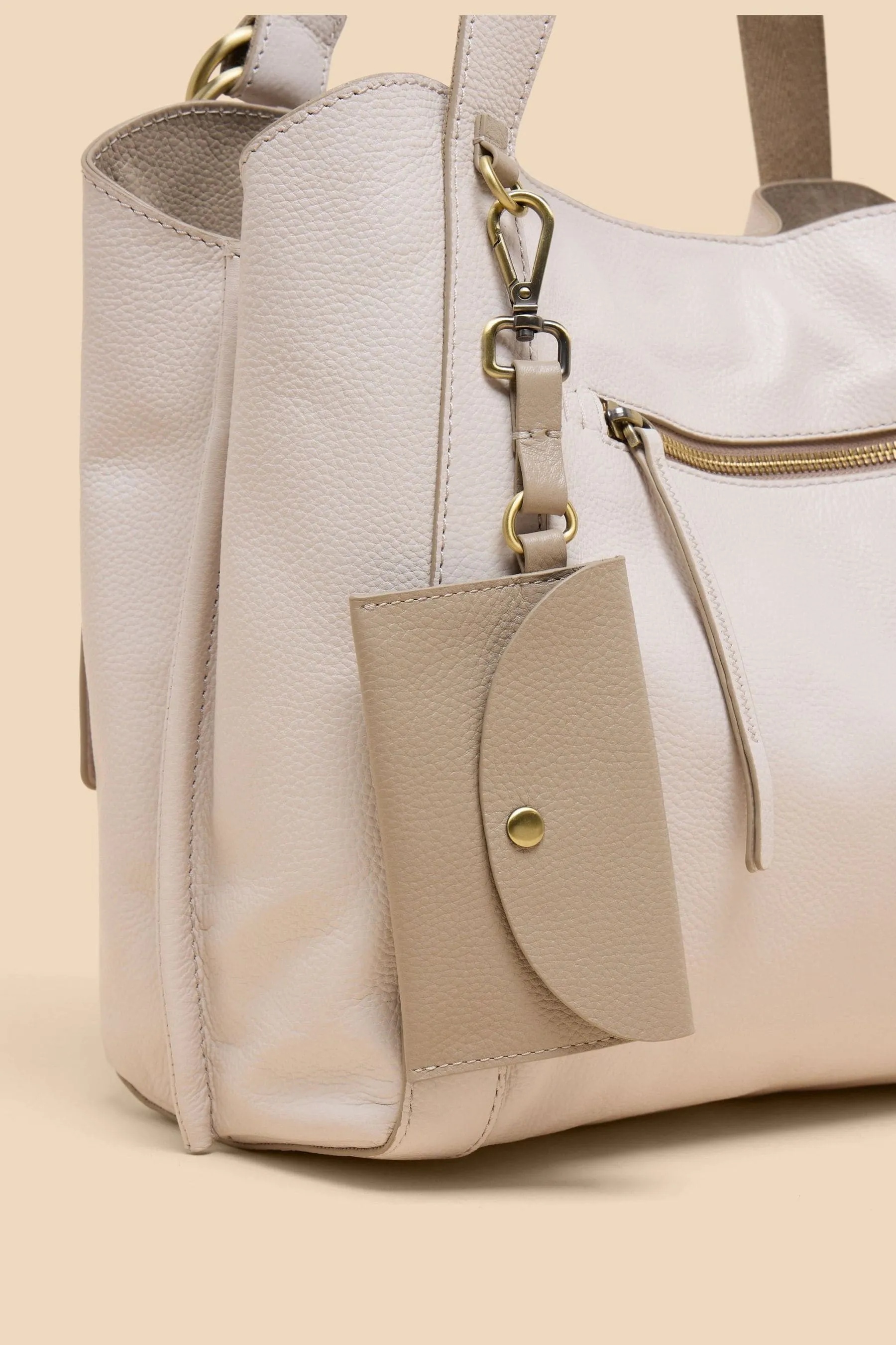 Bianco - Stuff - Hannah - Borsa tote in pelle