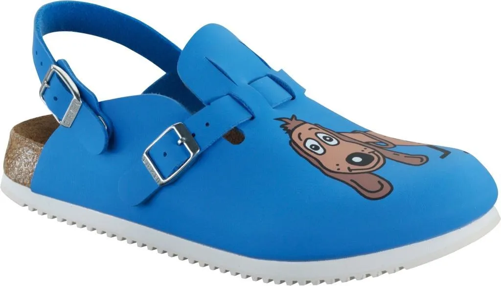 Birkenstock 582536 Kay SL dog Blue, Birko Flor 