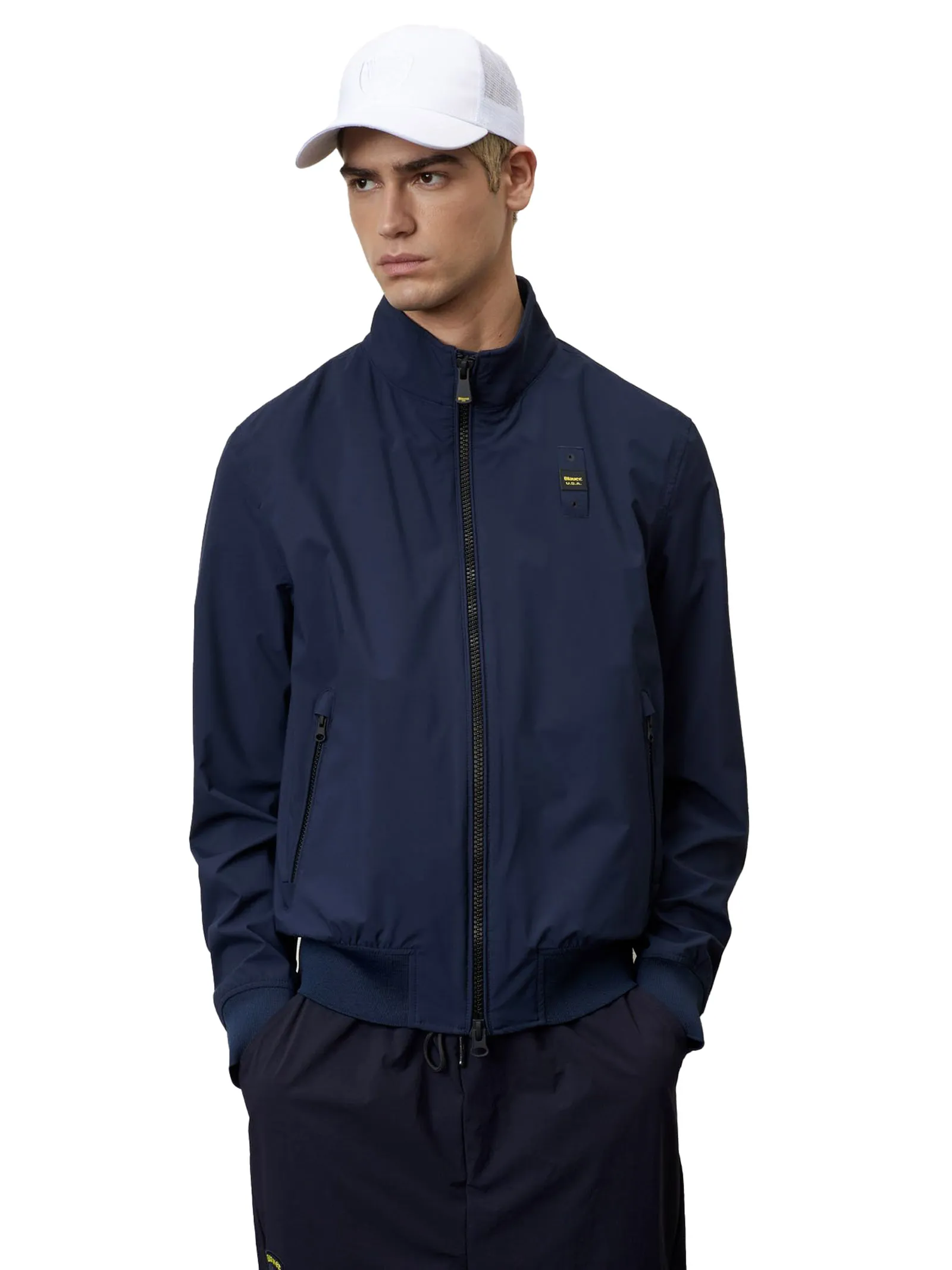 BLAUER Giacca con colletto alto Mav
