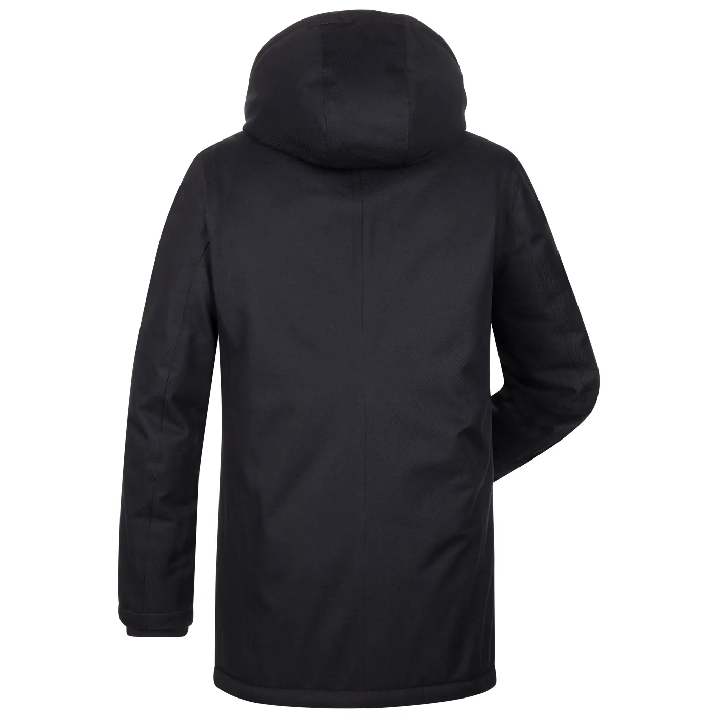 Blue parka milestone waterproof with detachable hood