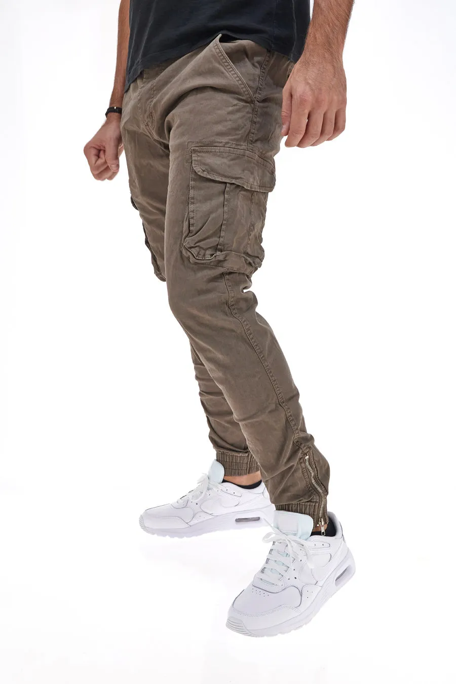   BOARDMAN Pantaloni Cargo con Polsino Khaki Boardman 2750