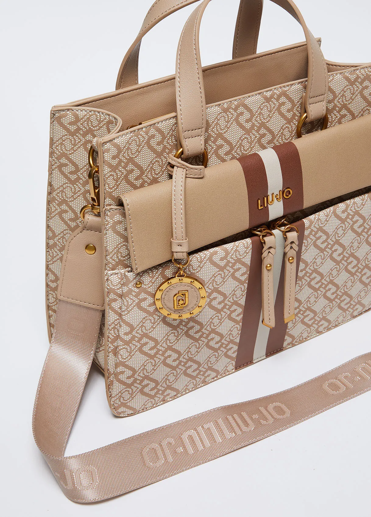 Borsa a mano con logo