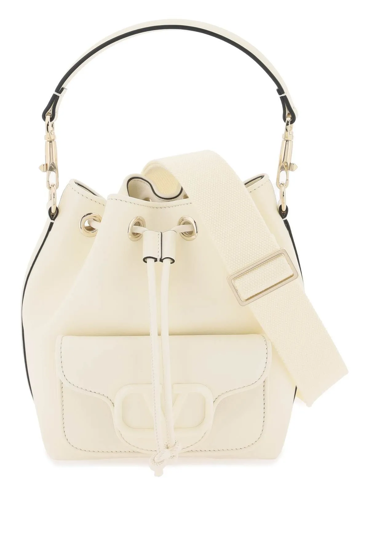 Borsa a secchiello Locò in pelle