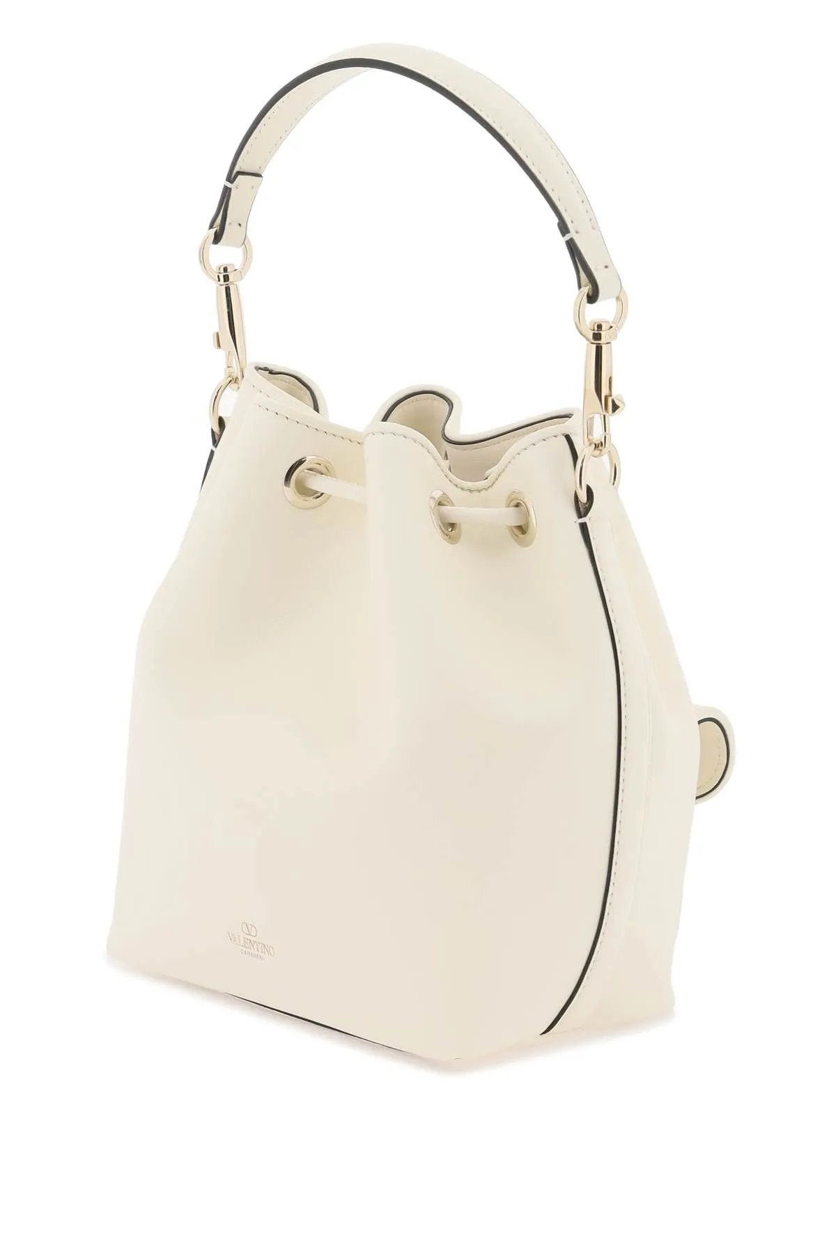 Borsa a secchiello Locò in pelle