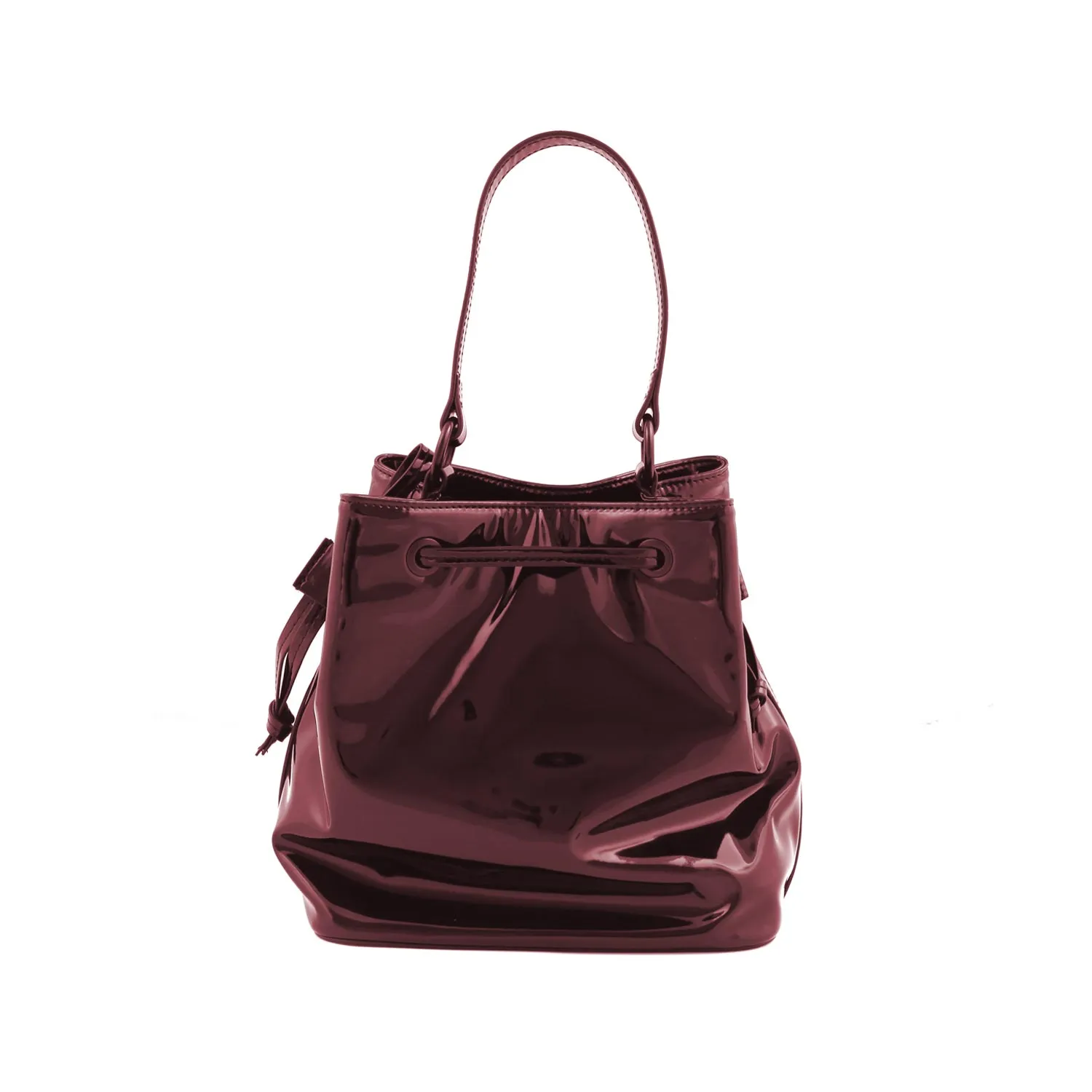 Borsa A Secchiello Rosso Borgogna Bambina E Teen