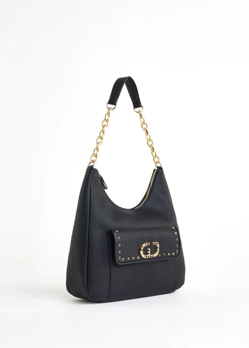 Borsa a spalla con borchie