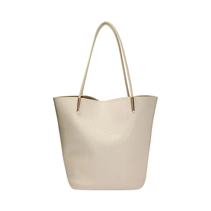 Borsa a spalla panna