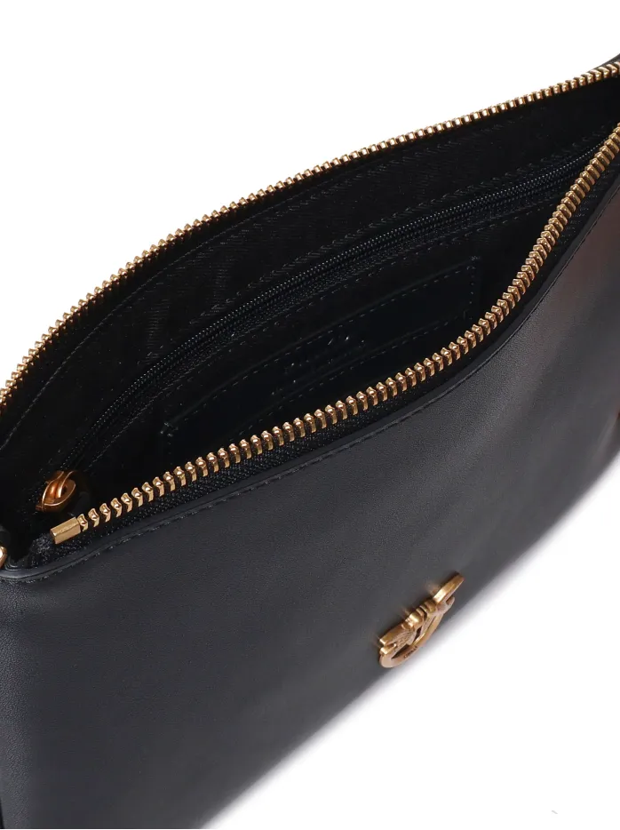 BORSA A TRACOLLA CON PLACCA LOGO