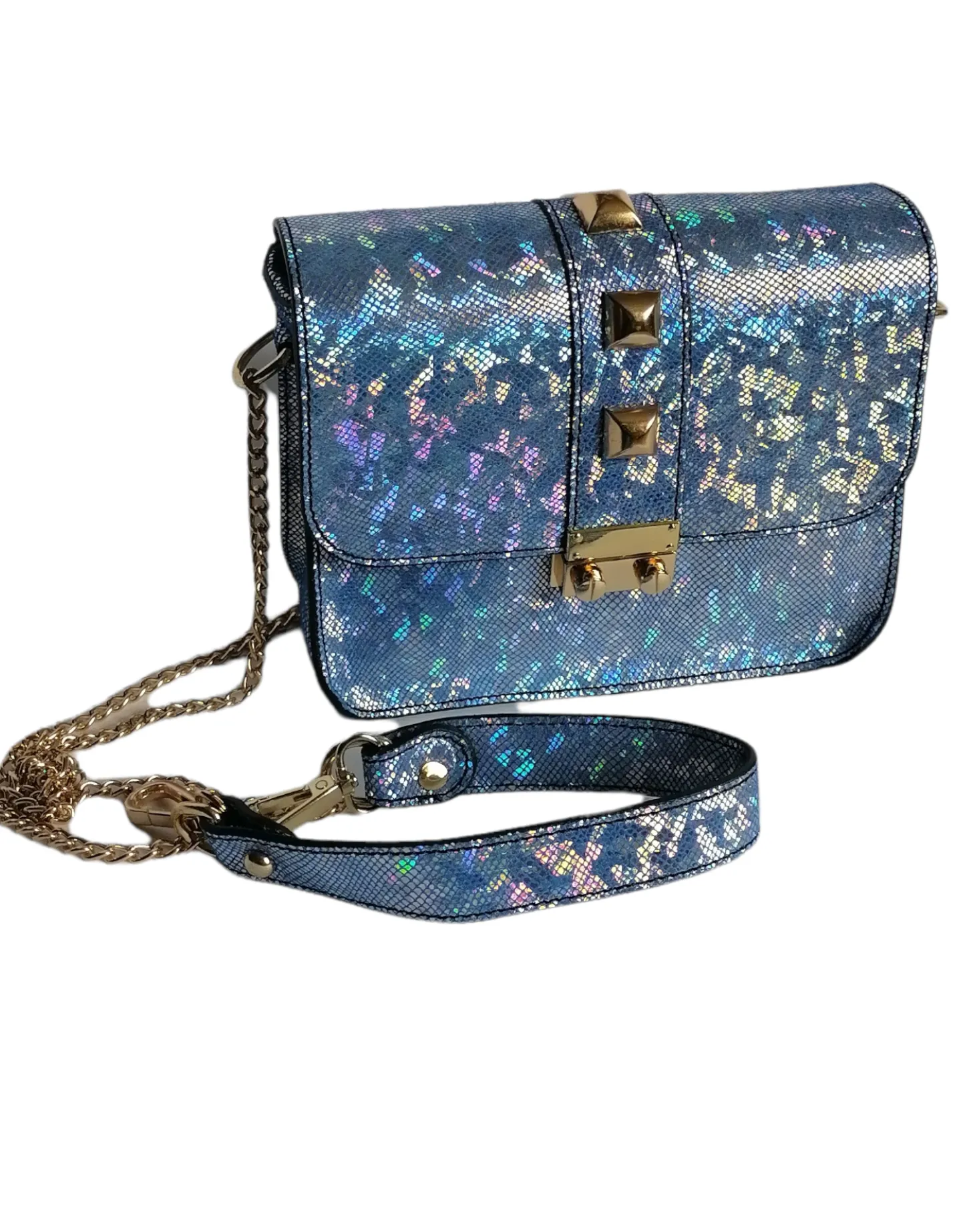 Borsa a Tracolla in Pelle Super Lucida