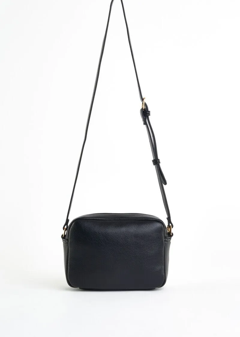 Borsa crossbody in simipelle