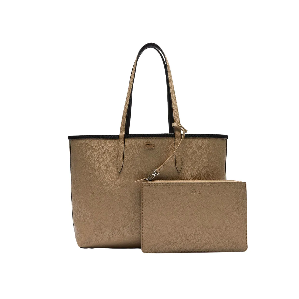 Borsa Donna Lacoste Reversibile Anna Nero / Beige