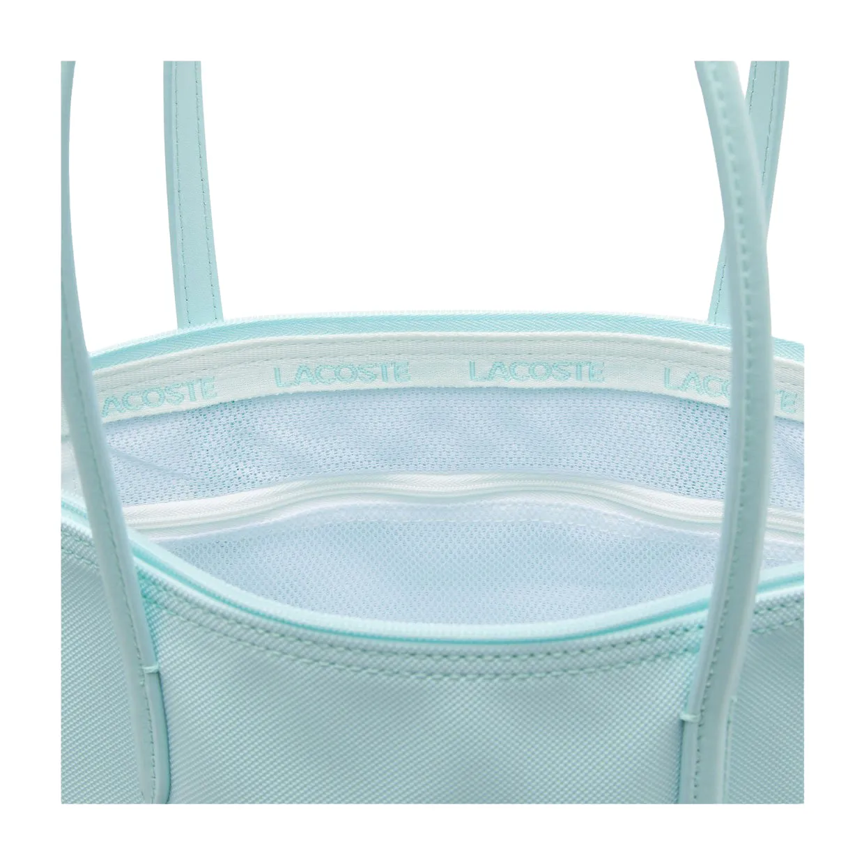 Borsa Lacoste Tote Piccola Celeste